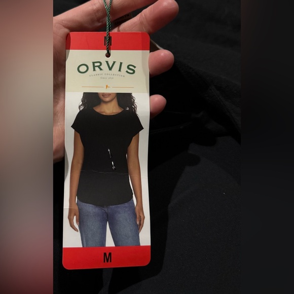 NWT Orvis Black Short Sleeve Women's Tee size M - Picture 5 of 6